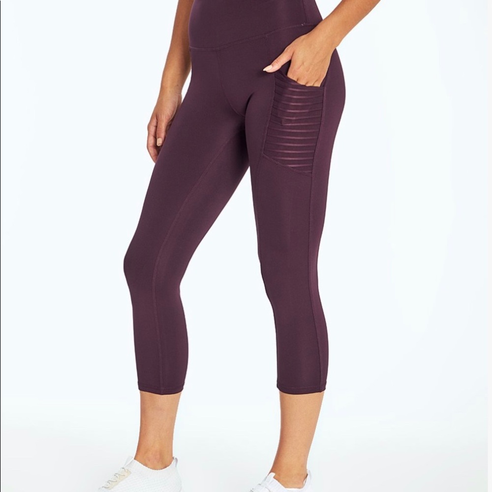 Bally TOtal Fitness Plum Leggings
